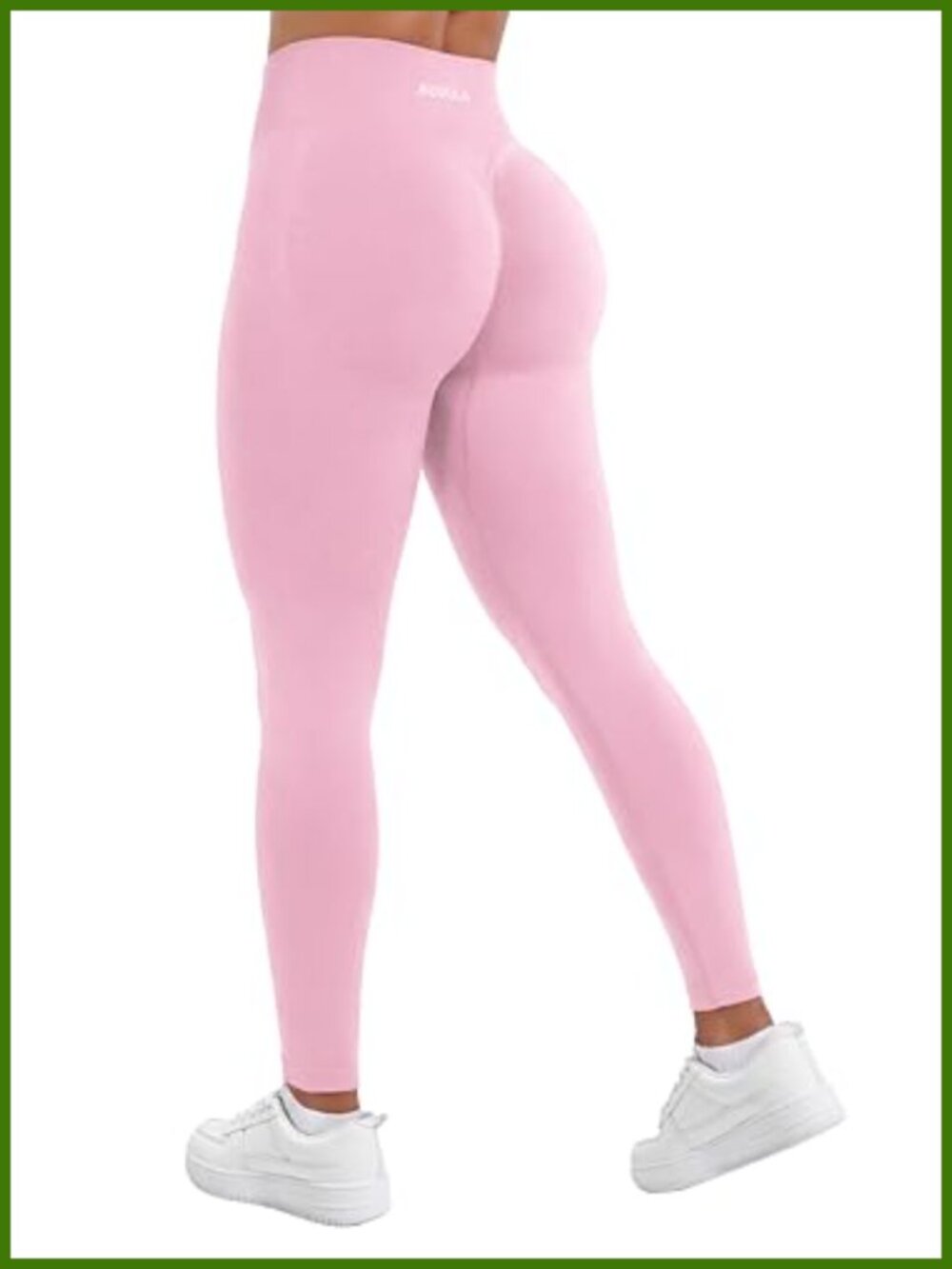 Women's Seamless Butt Lifting Gym Leggings Mid Rise Ankle Workout